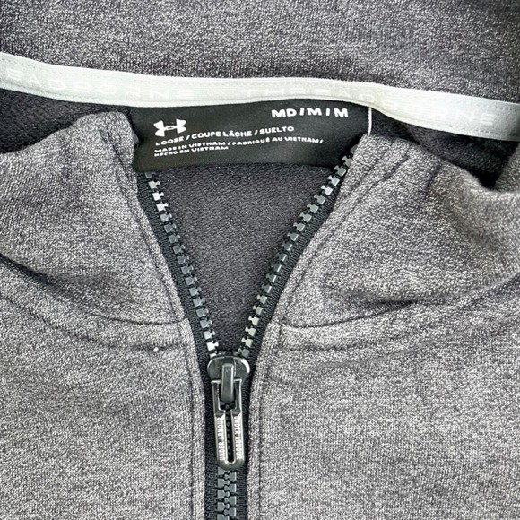 Baylor Bears Sic 'em Bears Under Armour Threadborne Gray Jacket Women's Medium - Picture 2 of 9